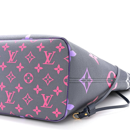 Louis Vuitton Monogram Giant Spring In The City Neverfull MM Midnight Fuchsia 13 of 13