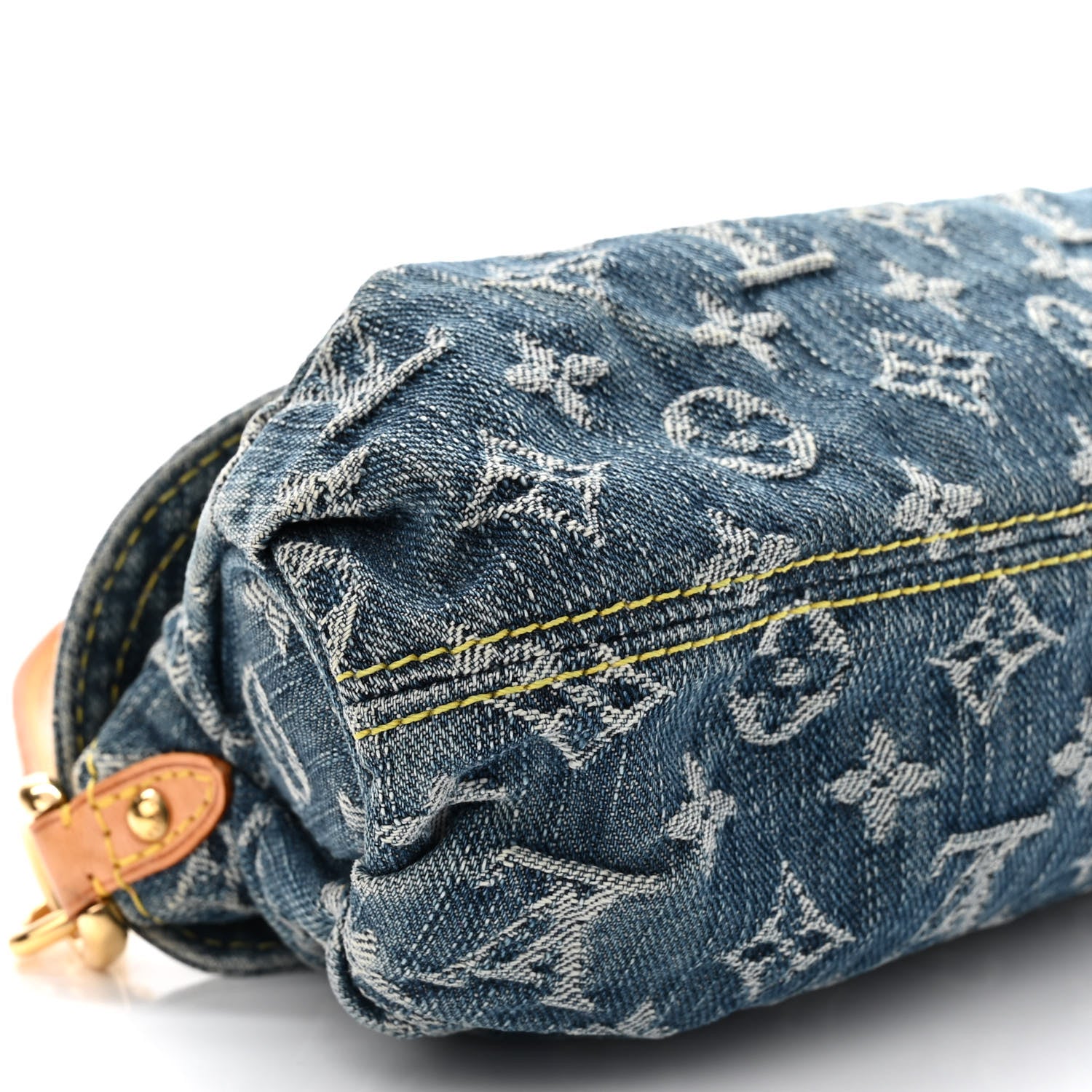 Louis Vuitton Monogram Denim Mini Pleaty Blue 8 of 9