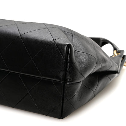Chanel Calfskin Quilted Maxi Hobo Black 10 of 10