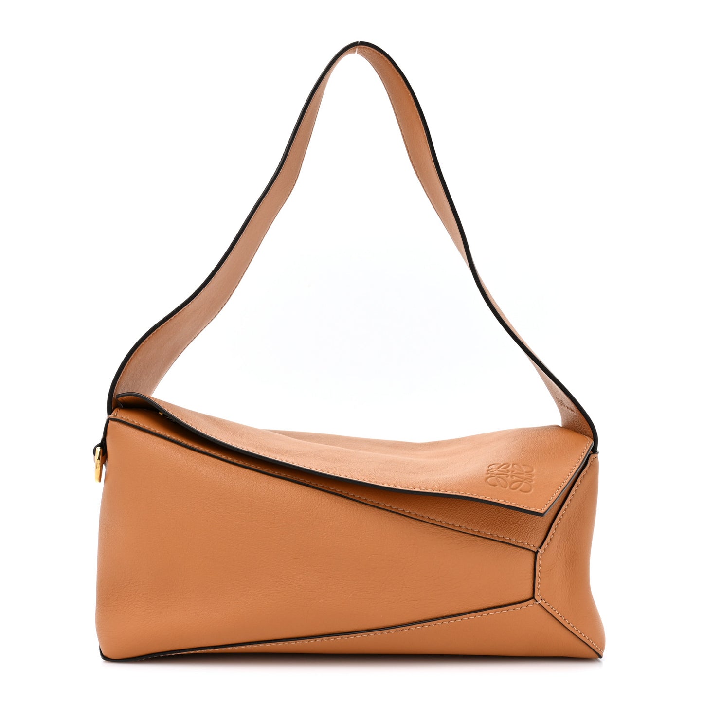 Calfskin Puzzle Hobo Tan