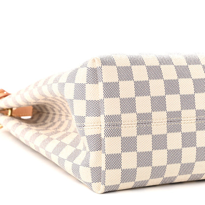 Louis Vuitton Damier Azur Graceful MM Rose Ballerine 7 of 9