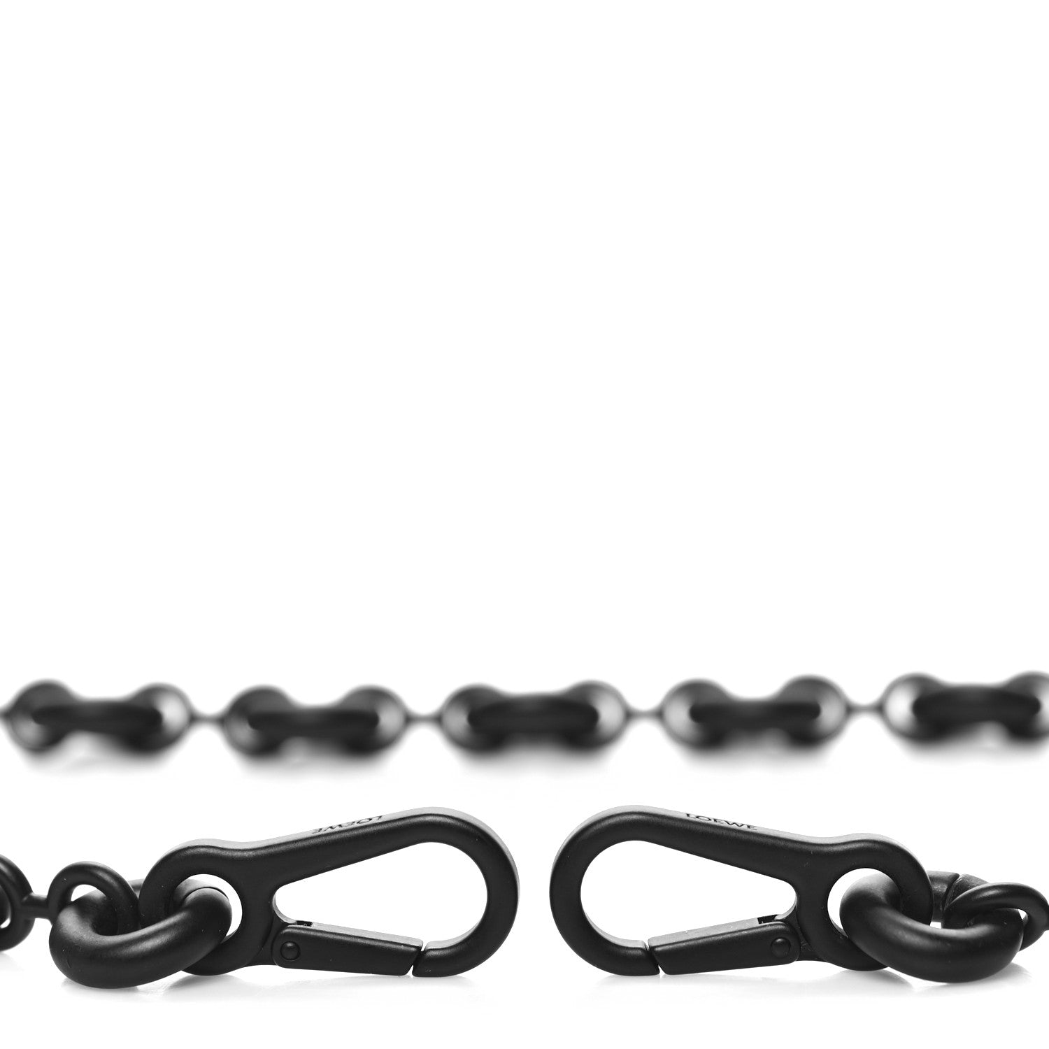 Loewe Brass Monochrome Donut Chain Shoulder Strap Black 3 of 5