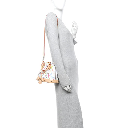 Louis Vuitton LV x TM Monogram Multicolor Alma BB White 2 of 10