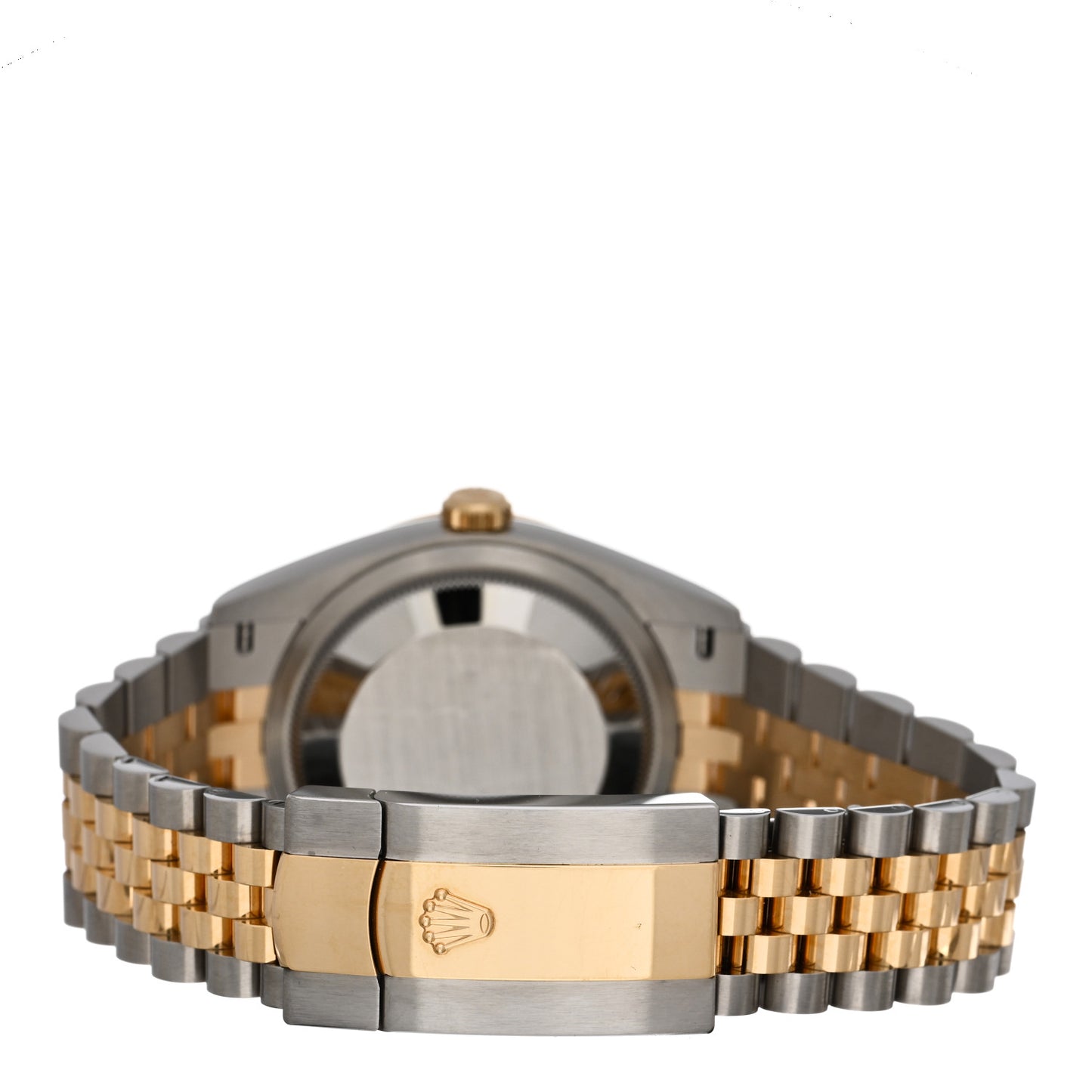Stainless Steel 18K Yellow Gold Diamond 36mm Oyster Perpetual Datejust Watch Champagne 126233