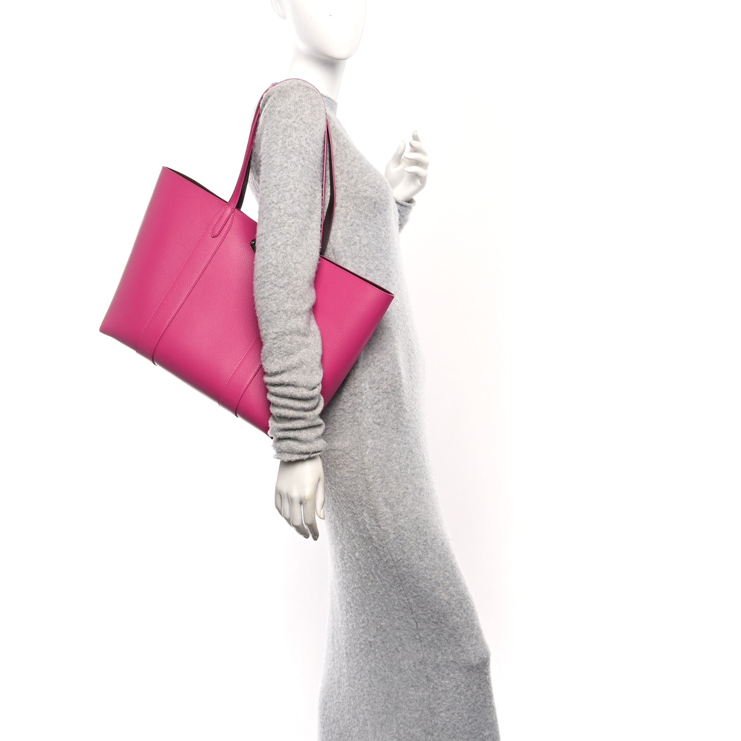 Mulberry Small Classic Grain Bayswater Tote Pink 2 of 11