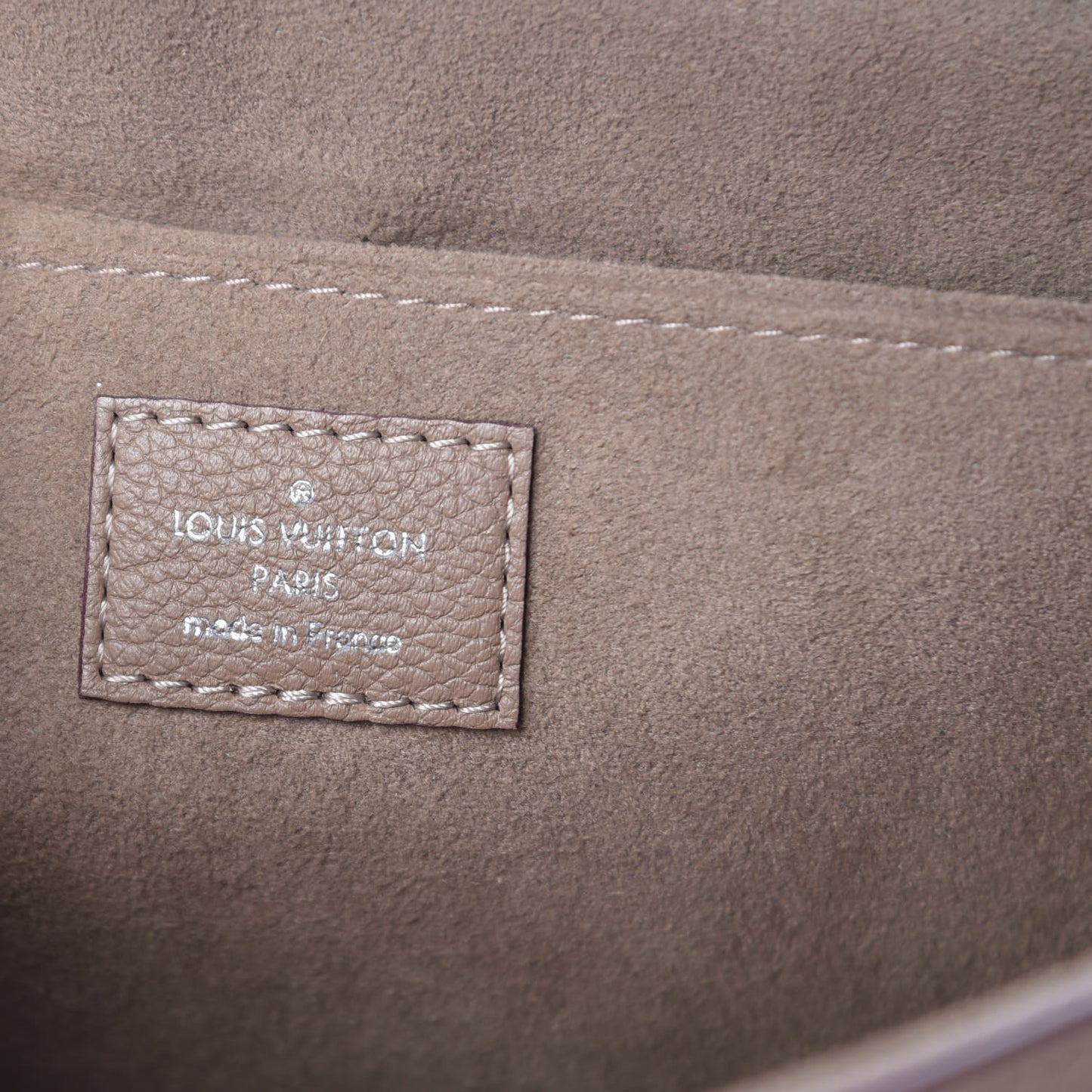 Soft Calfskin My Lockme Top Handle Taupe Glace
