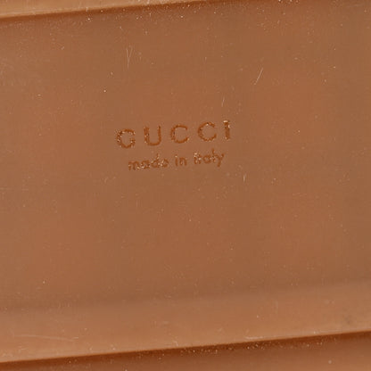 Gucci New Denim GG Monogram Angelina Platform 55mm Slide Sandals 36.5 Blue Tea 9 of 11