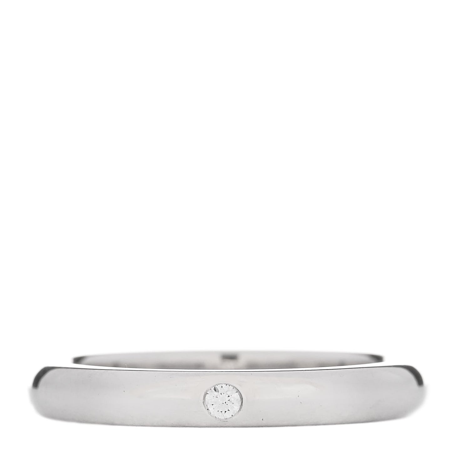 Platinum Diamond Elsa Peretti Band Ring 50 5.5