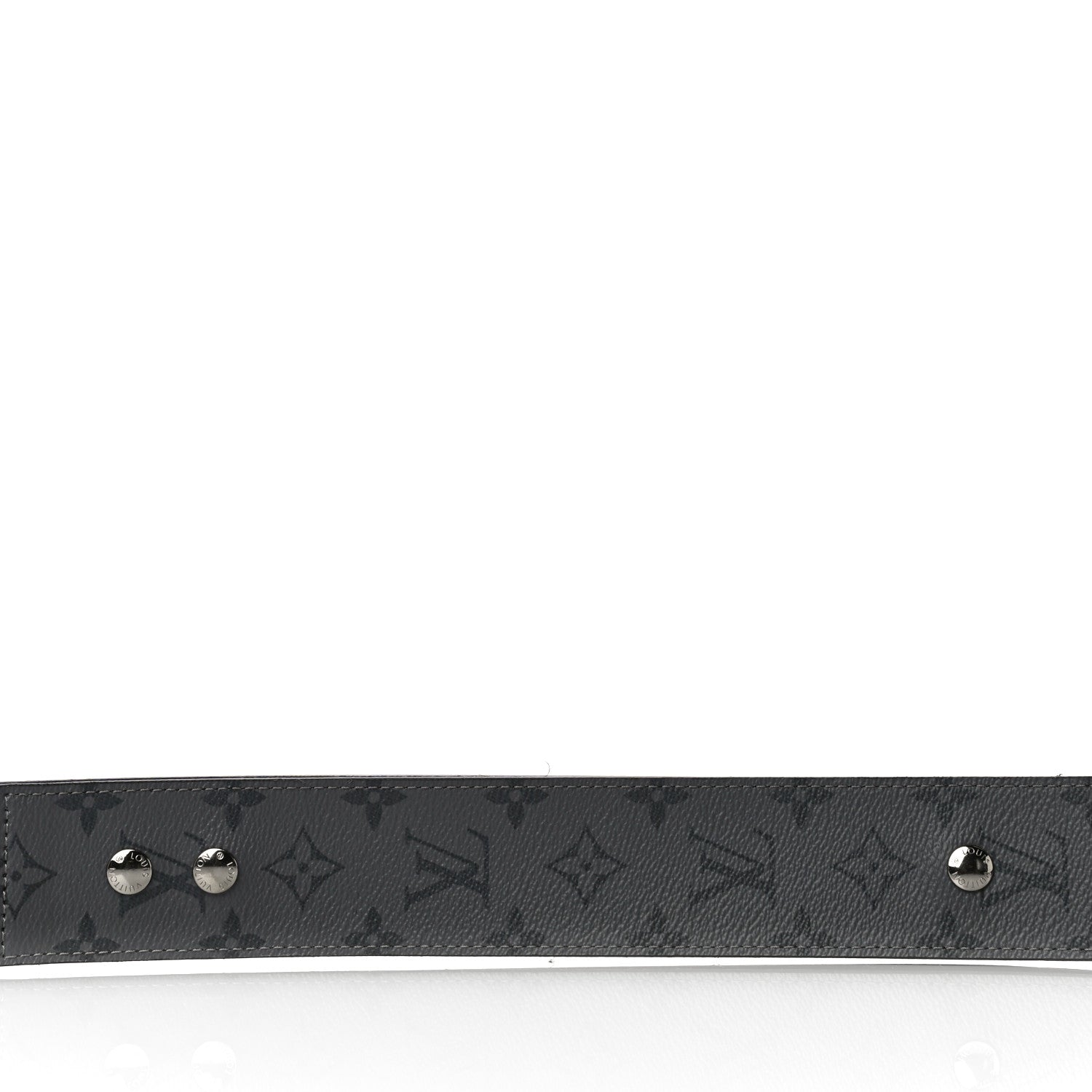 Louis Vuitton Monogram Eclipse Reversible Bandouliere Shoulder Strap 7 of 9