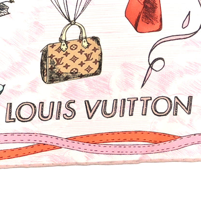 Louis Vuitton Silk Up And Away 90 Scarf Rose Clair 3 of 3