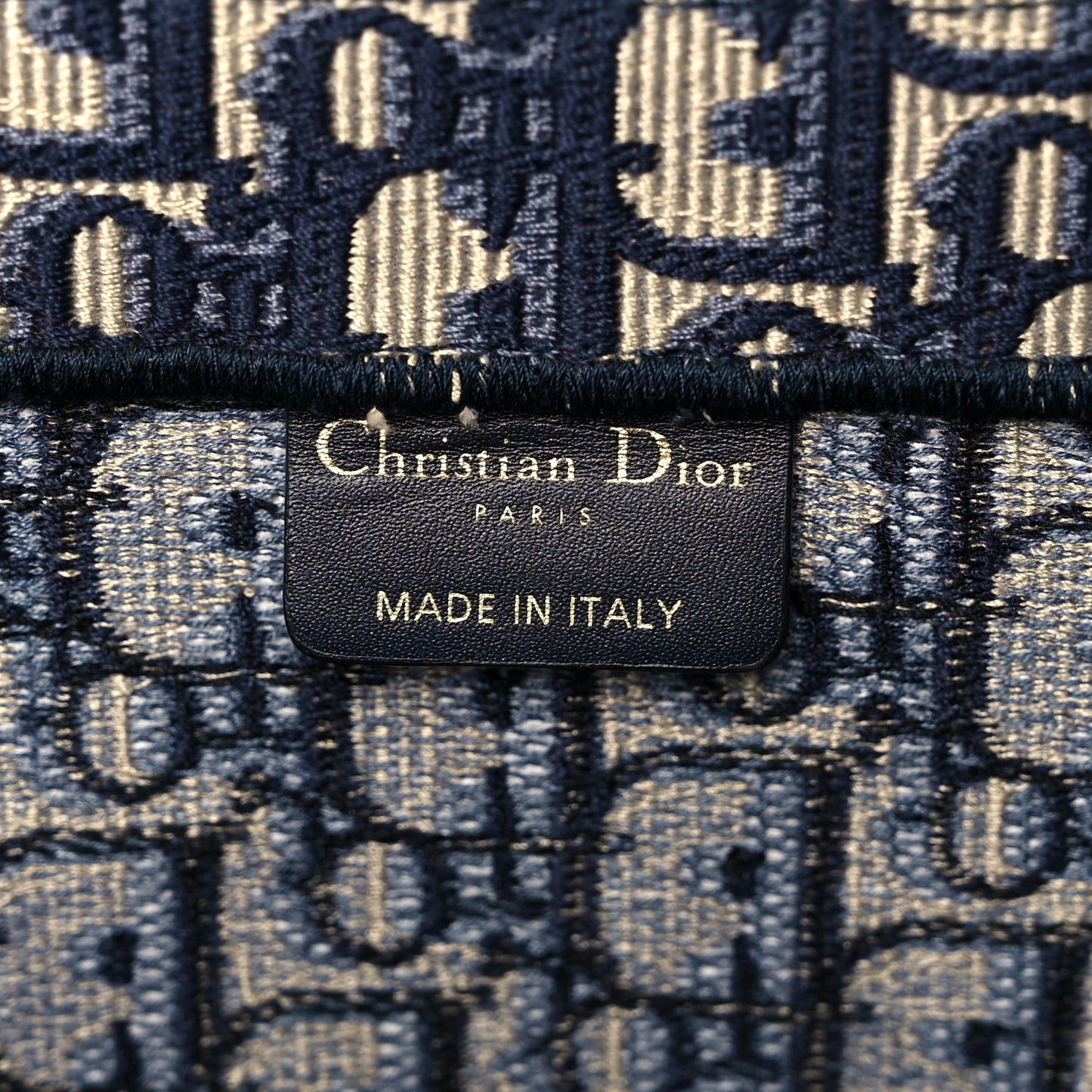 Oblique Book Tote Blue Multicolor