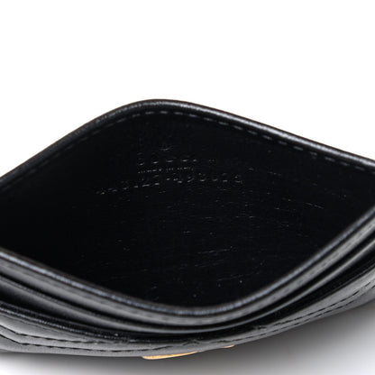 Gucci Calfskin Matelasse GG Marmont Card Holder Black 4 of 4