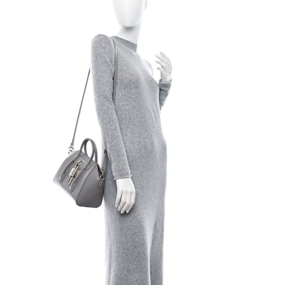 Givenchy Box Calfskin Mini Lock Antigona Shoulder Bag Cloud Grey 2 of 8