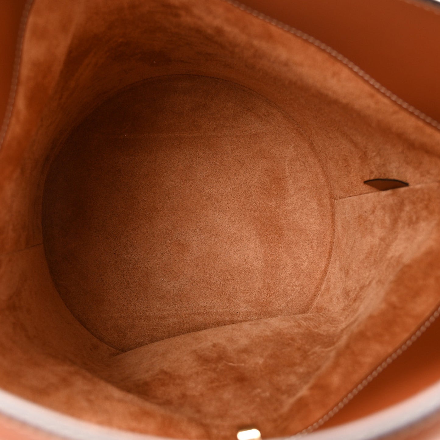Smooth Calfskin Bucket 16 Bag Tan