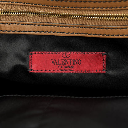 Valentino Garavani Nappa Premier Bow Hobo Brown 5 of 10