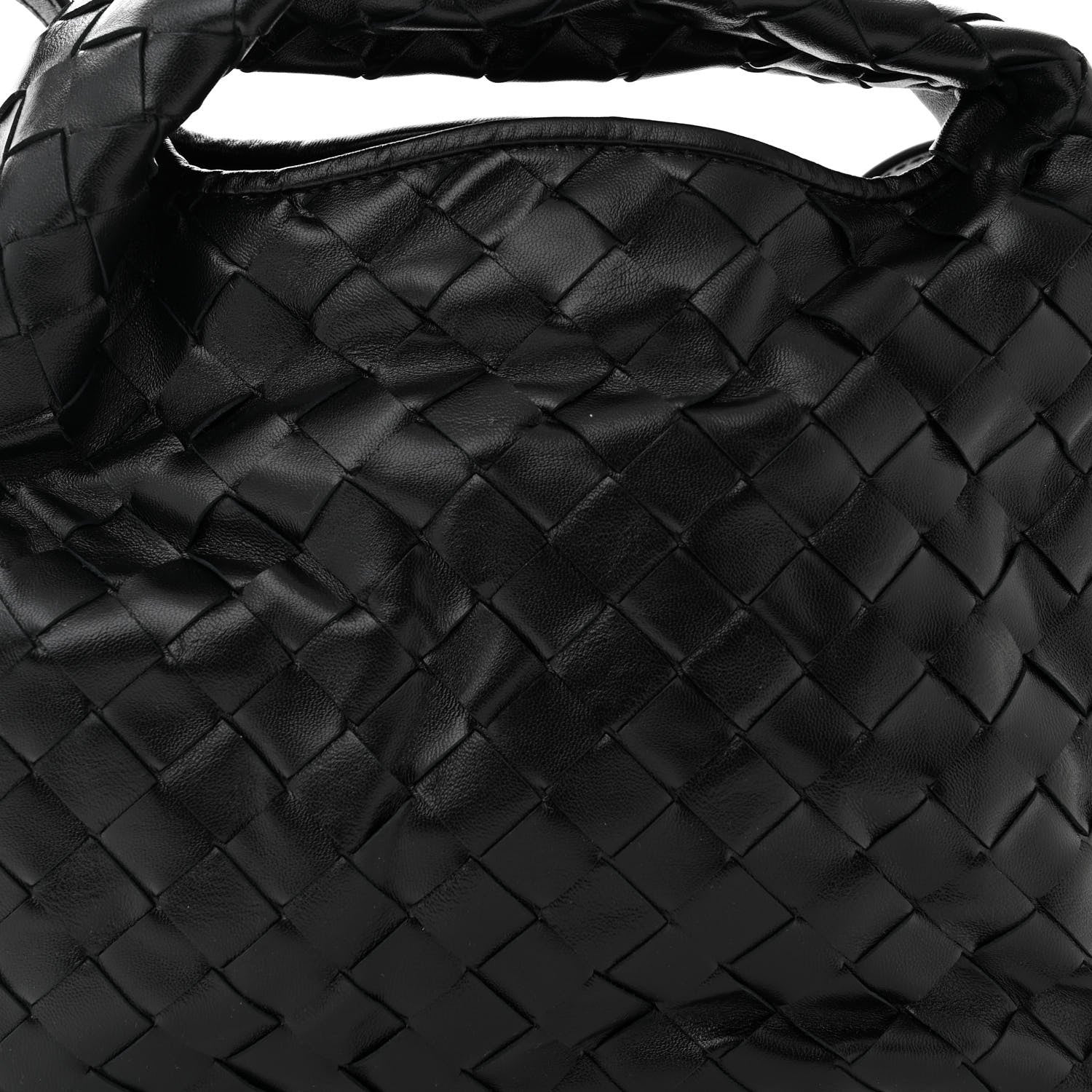 Bottega Veneta Calfskin Intrecciato Mini Hop Black 8 of 11