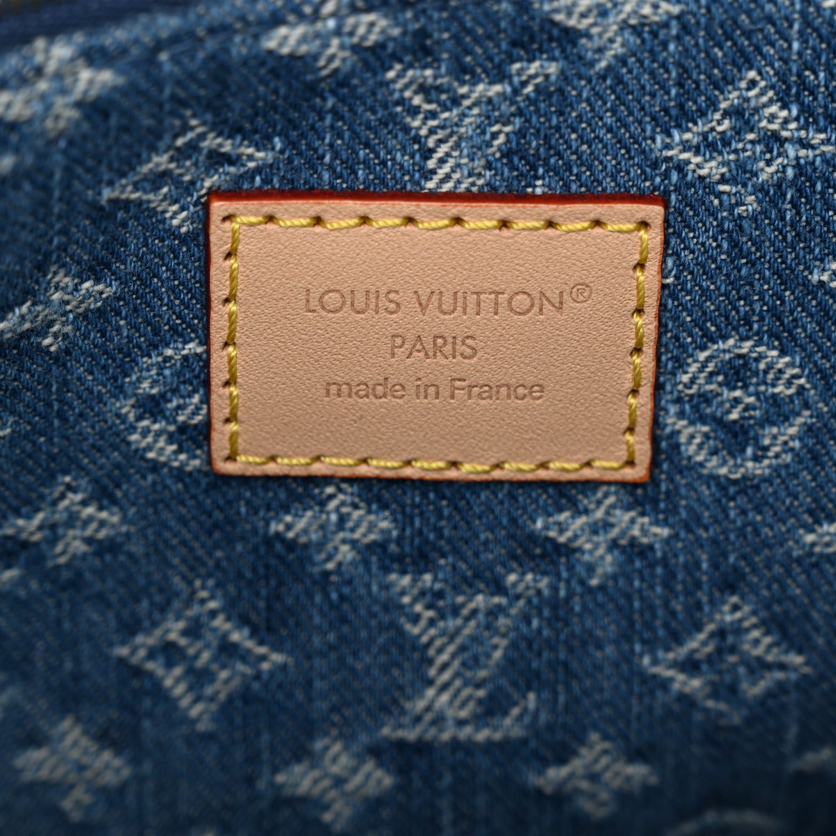 Louis Vuitton Monogram Denim Onthego PM Blue 6 of 9
