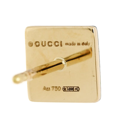 Gucci 18K Yellow Gold Icon Square Star Earrings 4 of 5