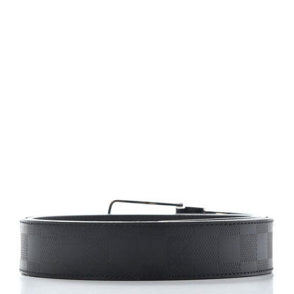 Louis Vuitton Damier Infini Calfskin 35mm Belt 100 40 Black 2 of 5