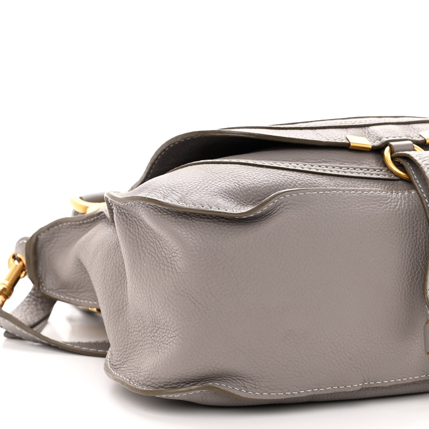 Chloe Calfskin Medium Marcie Satchel Cashmere Grey 9 of 11