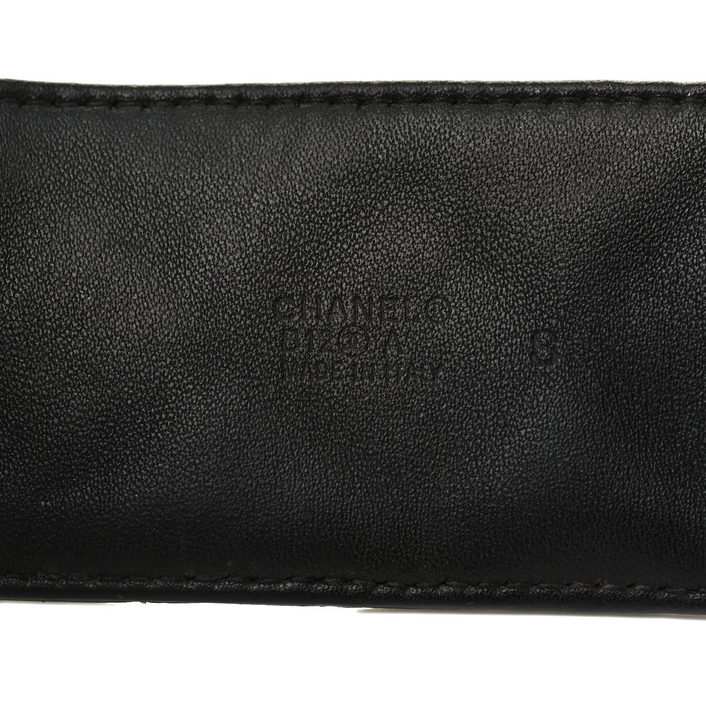 Lambskin Quilted CC Turnlock Cuff S Black