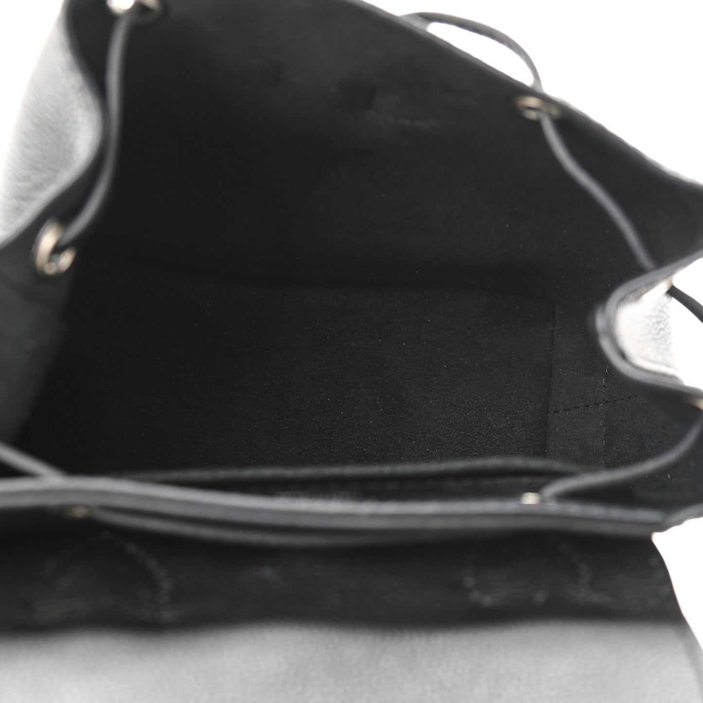 Calfskin Lockme Mini Backpack Black