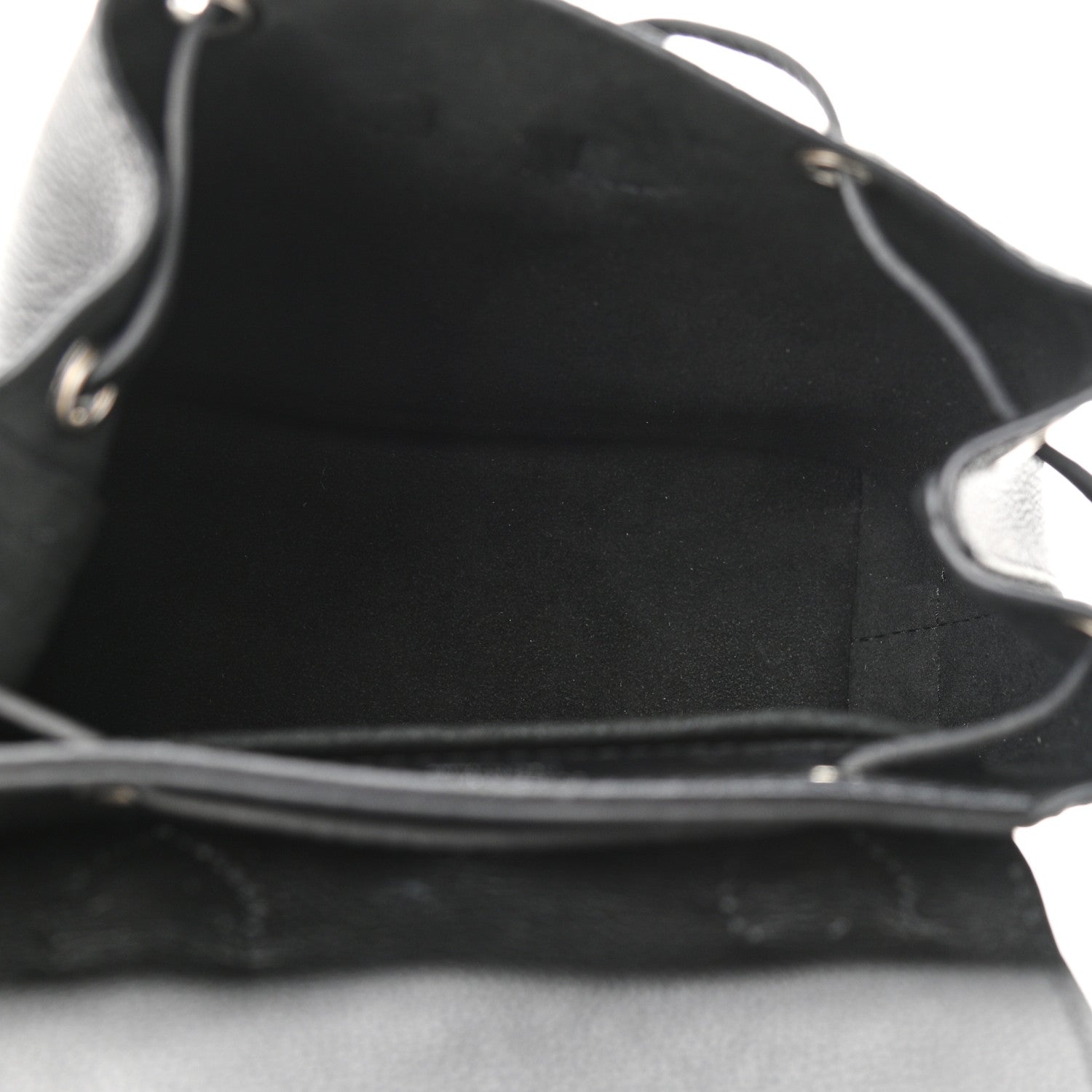 Louis Vuitton Calfskin Lockme Mini Backpack Black 5 of 10