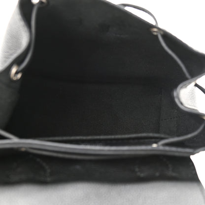 Louis Vuitton Calfskin Lockme Mini Backpack Black 5 of 10