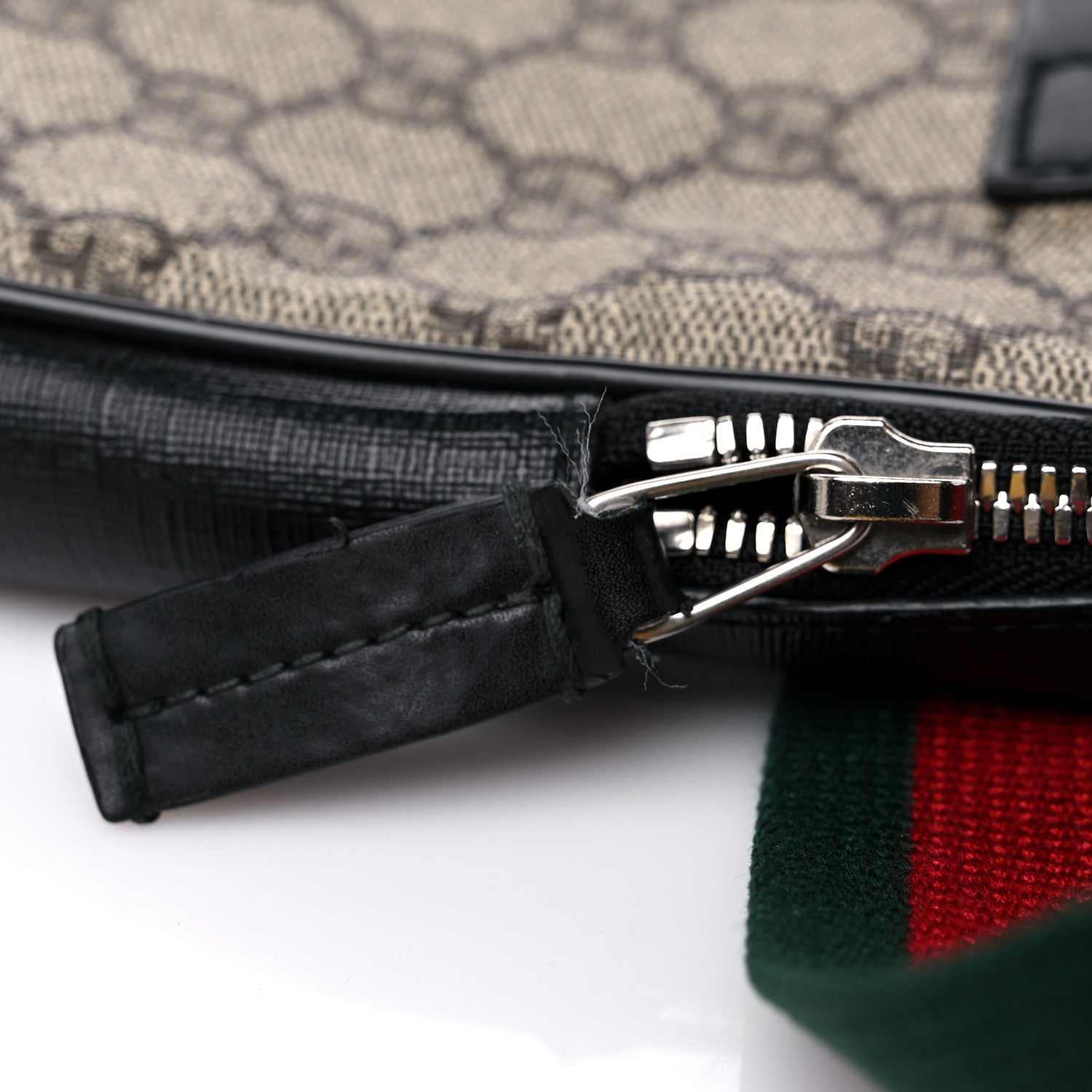 Gucci GG Supreme Monogram Web Belt Bag Black 19 of 19