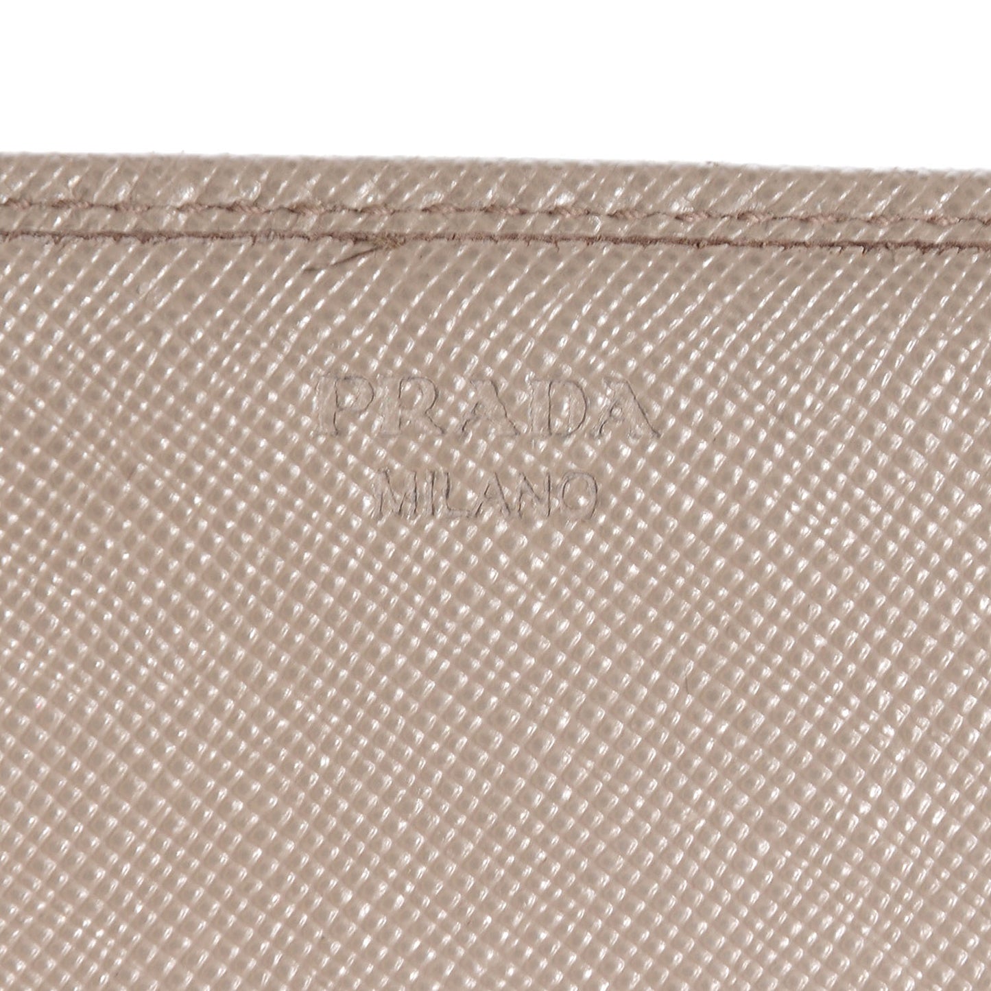 Saffiano Metal Continental Flap Wallet Pomice