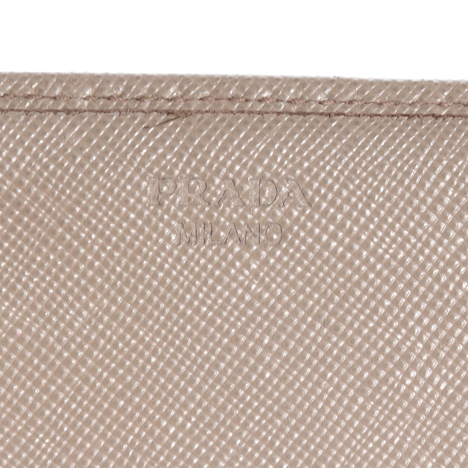 Prada Saffiano Metal Continental Flap Wallet Pomice 6 of 9