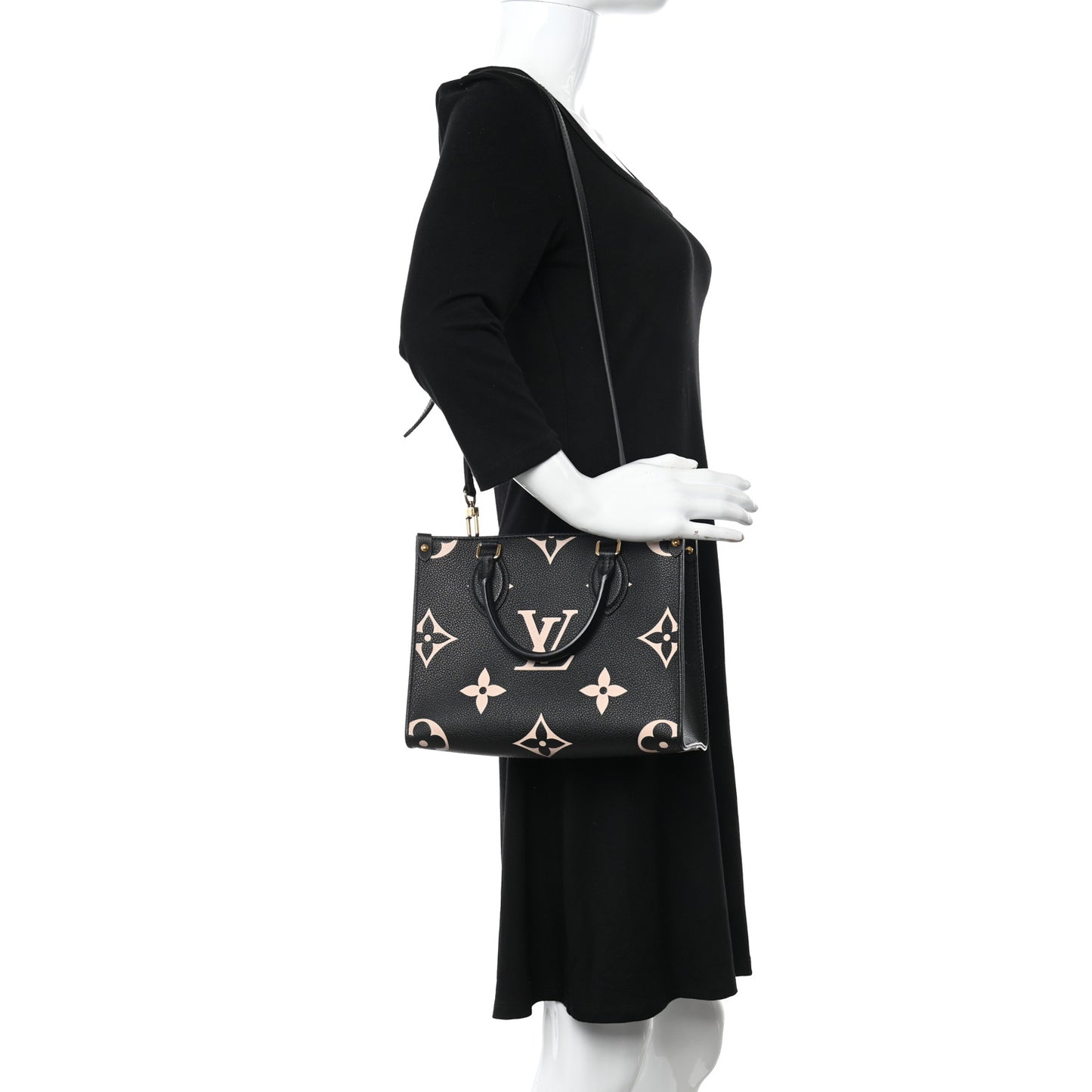 Empreinte Monogram Giant Onthego PM Black Beige