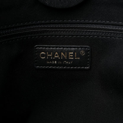 Chanel Lurex Boucle Small Deauville Tote Black 6 of 10