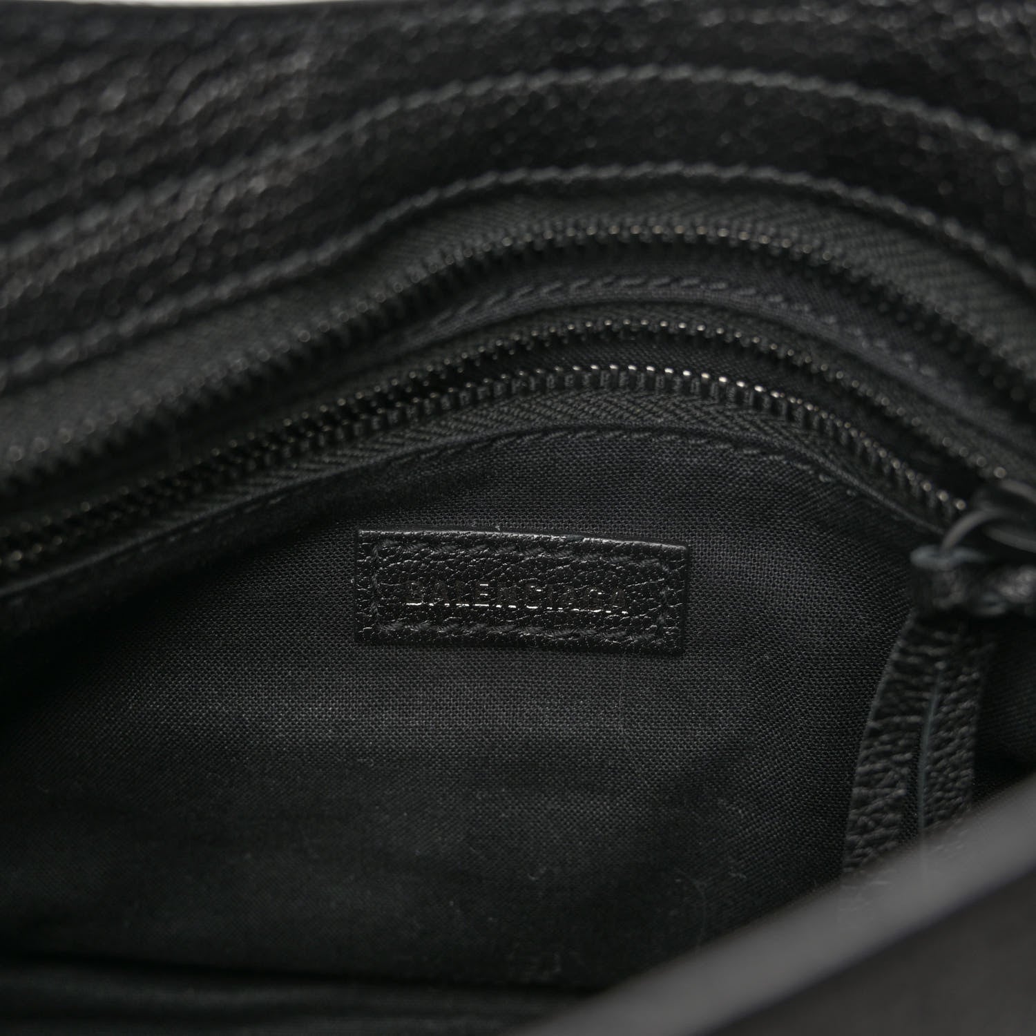 Balenciaga Shiny Goatskin Matte Black Metallic Edge Hardware Mini City Black 5 of 8