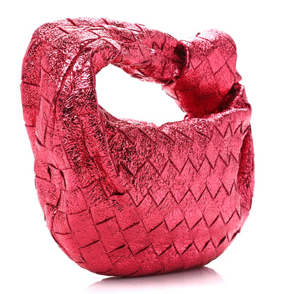 Bottega Veneta Metallic Nappa Intrecciato Mini Jodie Lollipop 3 of 11