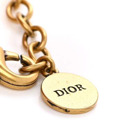 Christian Dior Metal Danseuse Etoile Chain Bracelet Gold 4 of 4