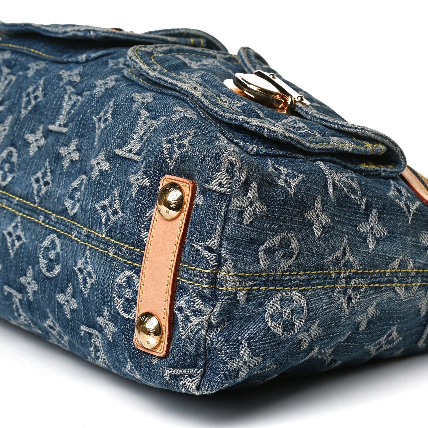 Monogram Denim Baggy PM Blue