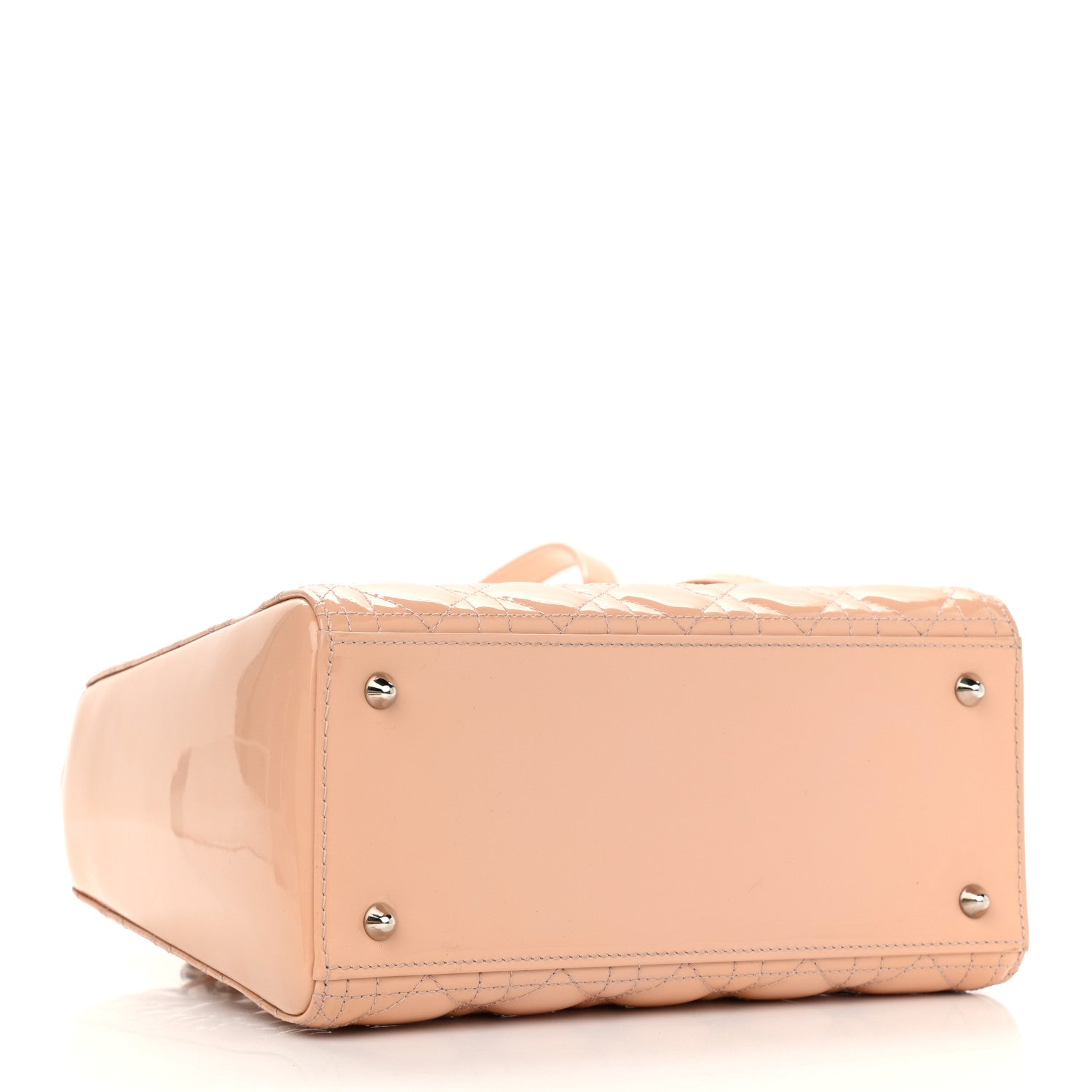 Christian Dior Patent Cannage Medium Lady Dior Light Pink 4 of 12