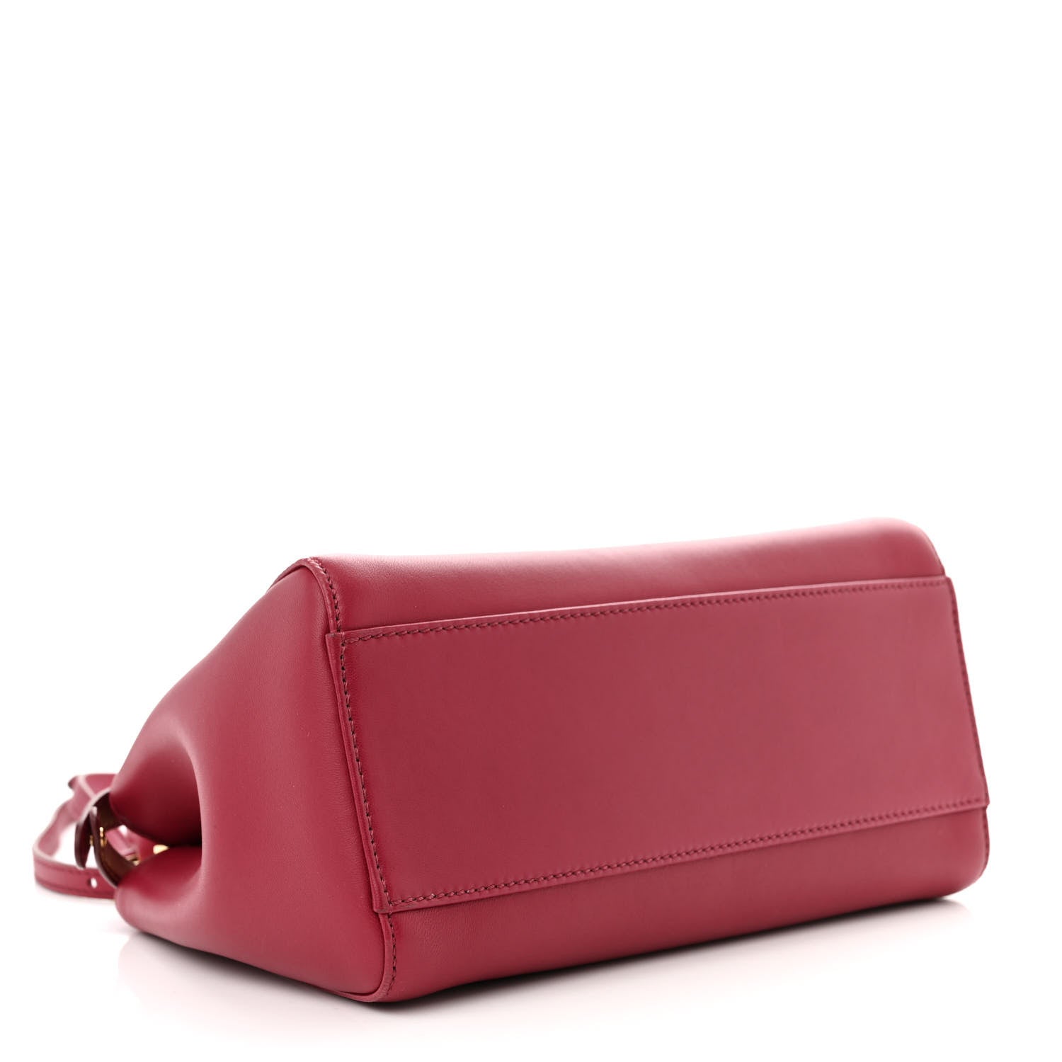 Fendi Nappa Monster Eyes Mini Peekaboo Iconic Satchel Amarena Fiamma 4 of 11