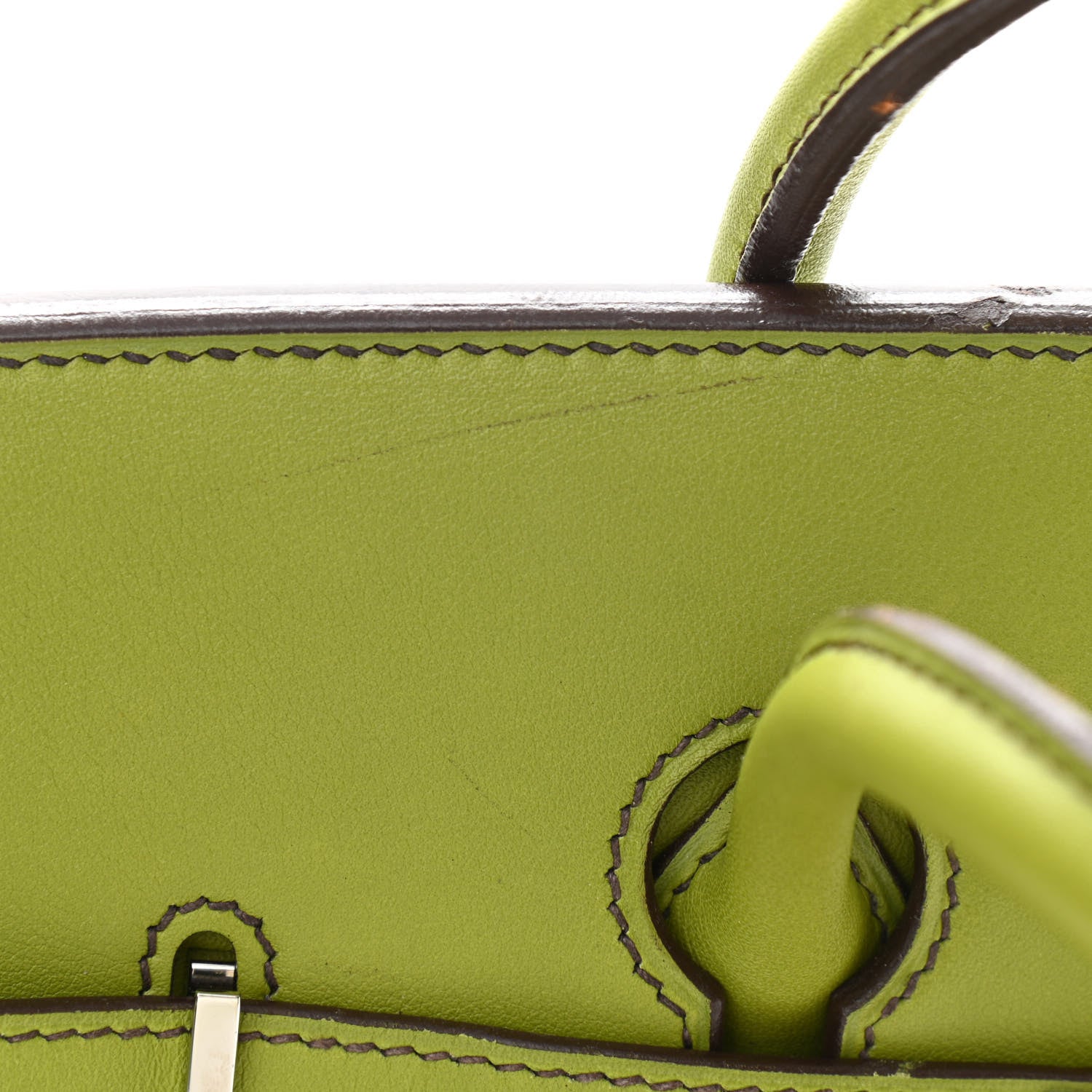 Hermes Swift Birkin 35 Vert Anis 11 of 22
