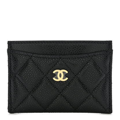 Chanel Caviar Quilted Card Holder Black 1 of 8