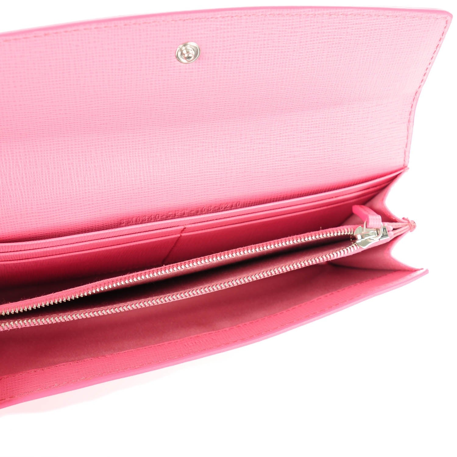 Fendi Vitello Elite Crystal Monster Eyes Simply Continental Wallet Lollypop Black 5 of 8