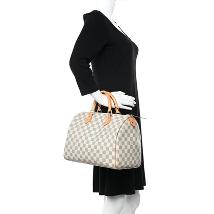 Louis Vuitton Damier Azur Speedy 30 2 of 14
