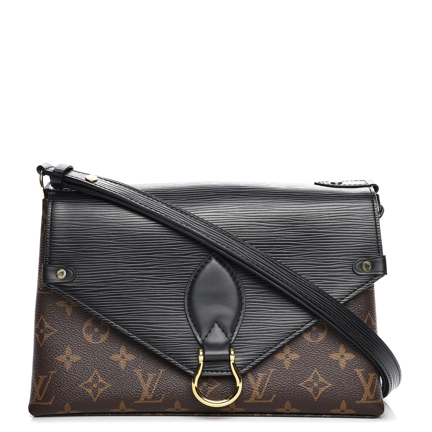 Epi Monogram Saint Michel Black