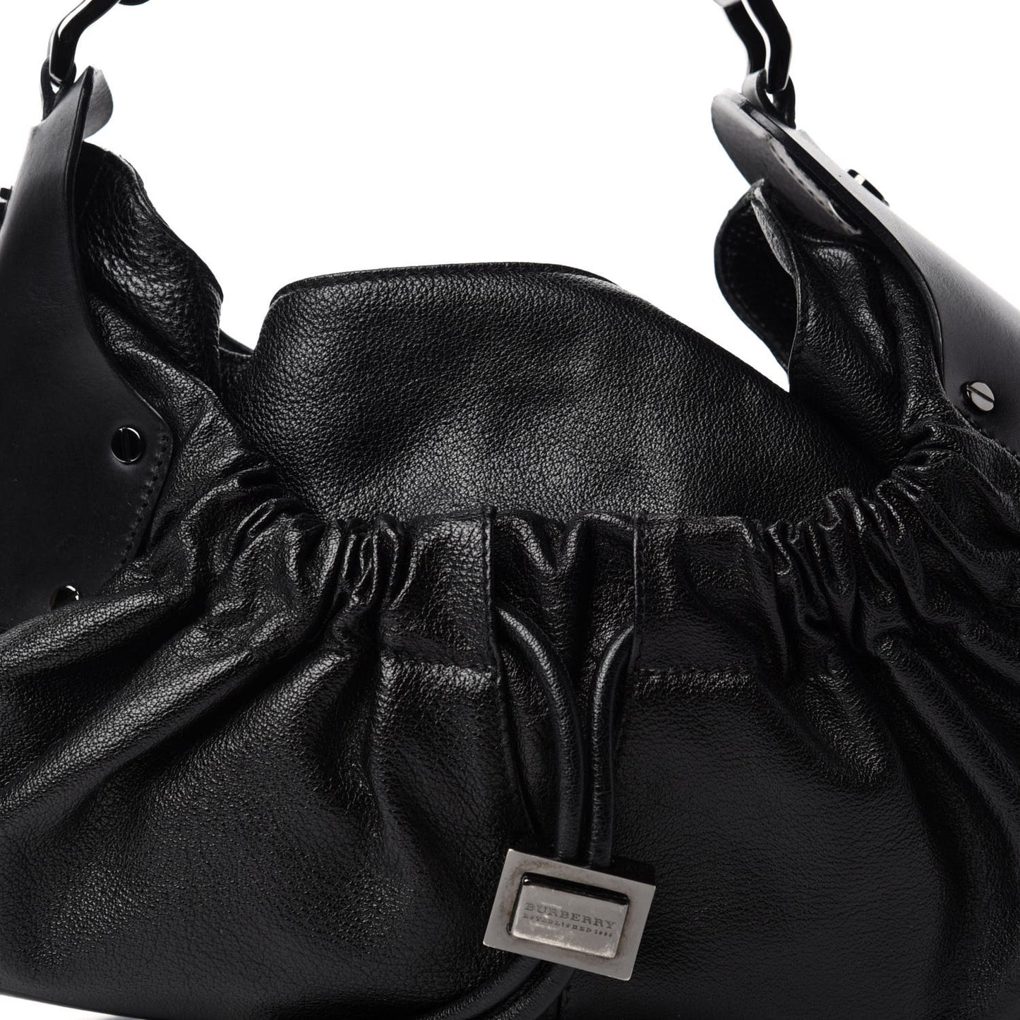 Calfskin Warrior Hobo Black