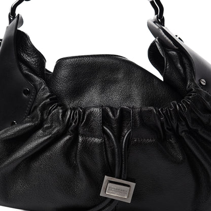 Burberry Calfskin Warrior Hobo Black 18 of 18