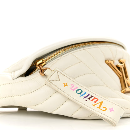 Louis Vuitton Calfskin Quilted New Wave Bumbag White 9 of 11