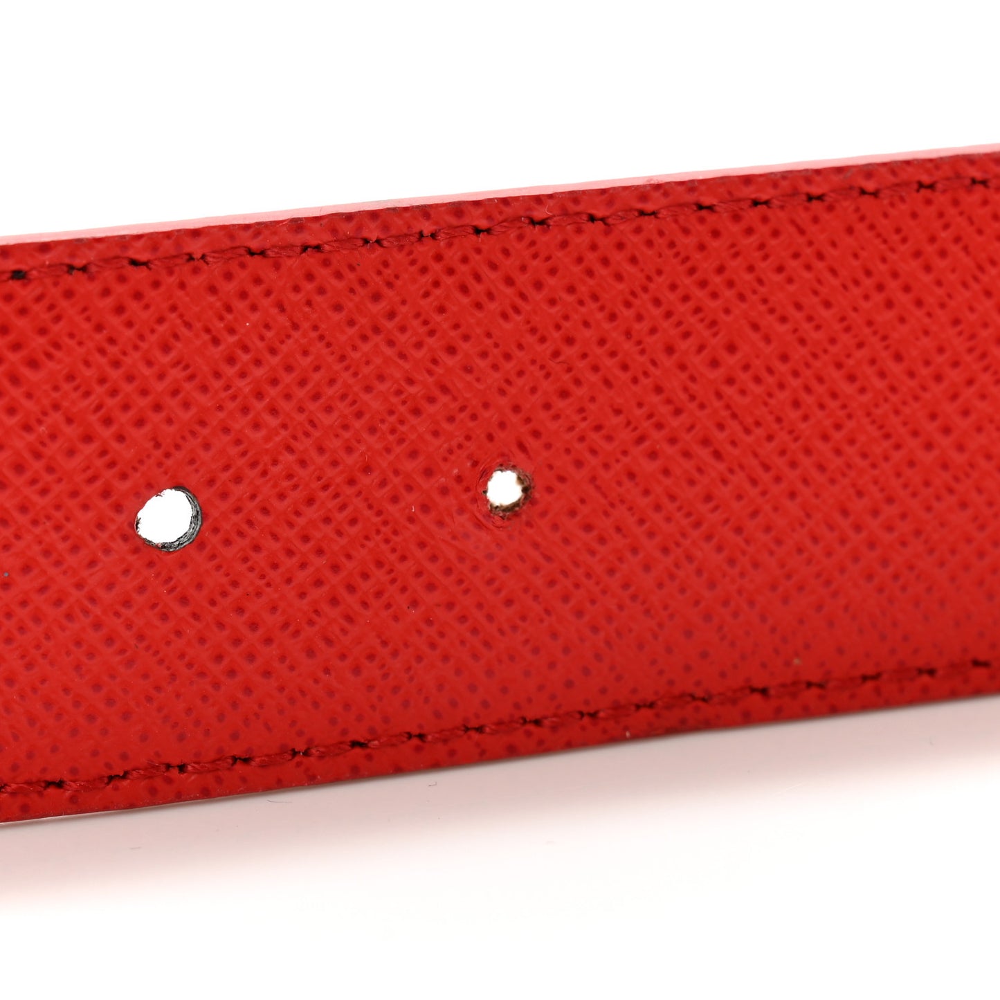 Monogram 30mm LV Initiales Reversible Belt 95 38 Coquelicot