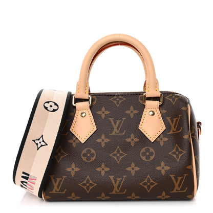 Louis Vuitton Monogram Speedy Bandouliere 20 Black 1 of 9