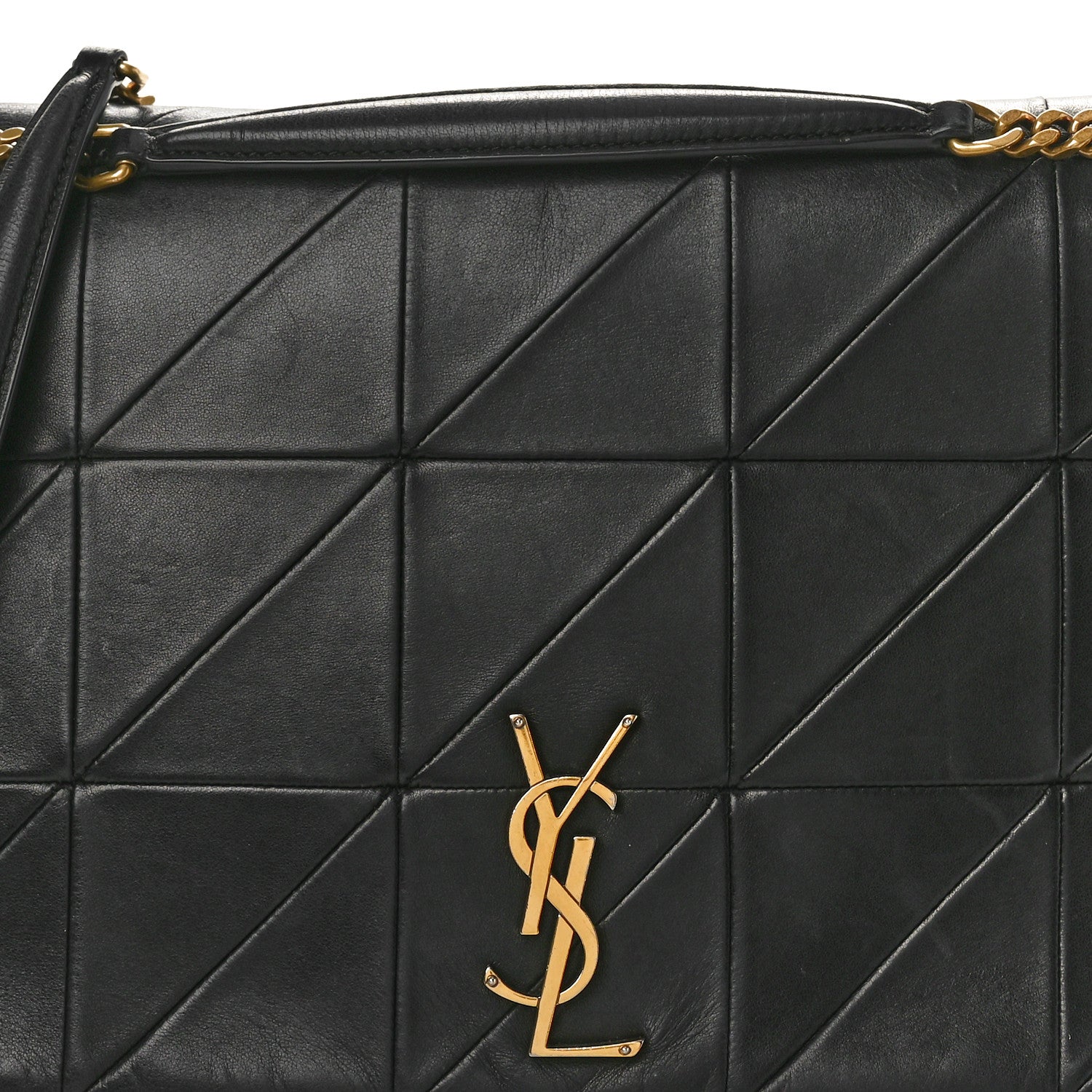 Saint Laurent Lambskin Patchwork Monogram Large Jamie Black 7 of 13